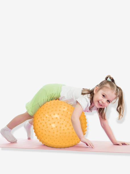 Ballon de motricité XXL LUDI jaune 3 - vertbaudet enfant 