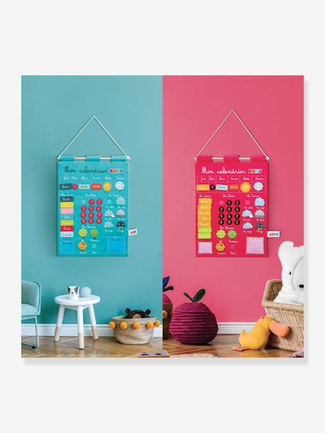 Calendrier Basic LUDI bleu+rose 10 - vertbaudet enfant 