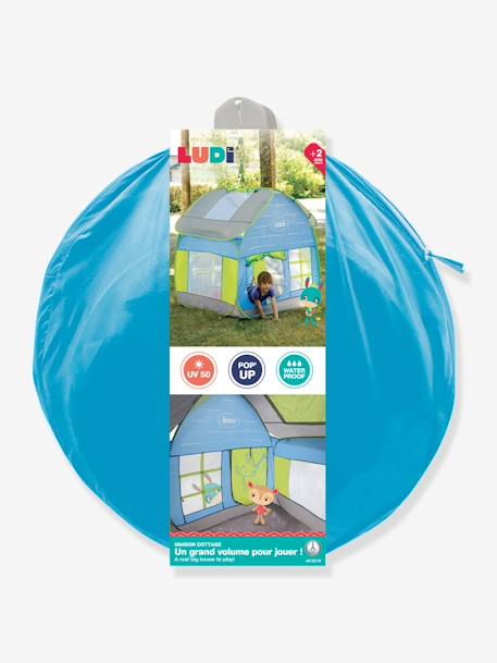 Tente anti-UV Maison Cottage LUDI bleu 4 - vertbaudet enfant 