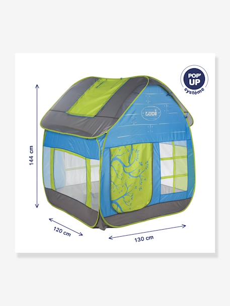 Tente anti-UV Maison Cottage LUDI bleu 2 - vertbaudet enfant 