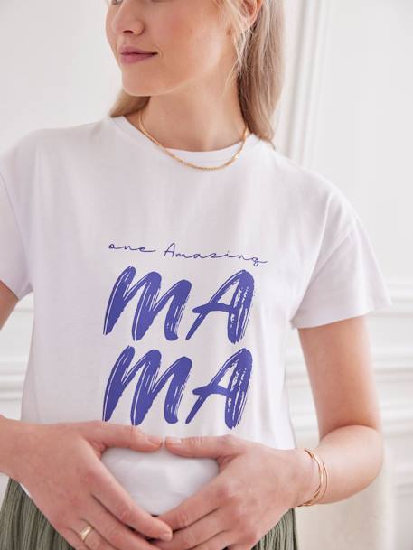 T-shirt de grossesse à message écru 7 - vertbaudet enfant 