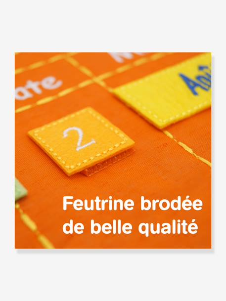 Calendrier Basic et semainier LUDI orange 7 - vertbaudet enfant 