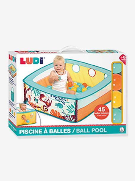 Piscine à balles Jungle LUDI multicolore 4 - vertbaudet enfant 