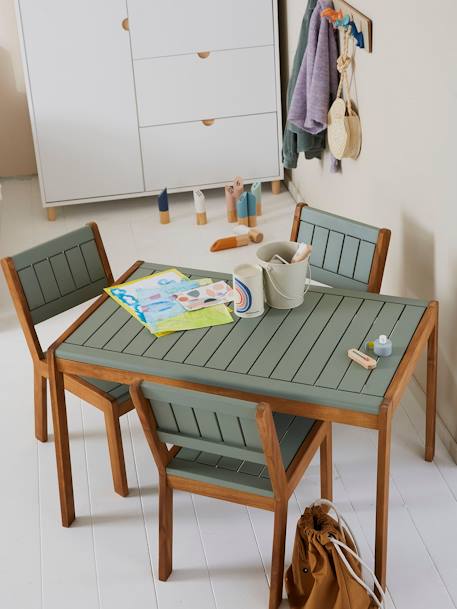 Table outdoor maternelle Summer kaki 7 - vertbaudet enfant 