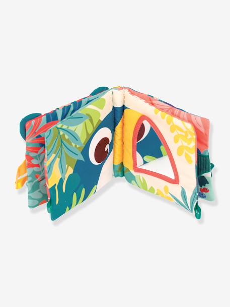 Livre tissu Jungle LUDI multicolore 3 - vertbaudet enfant 