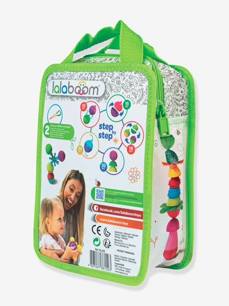 Sac de perles éducatives - 28 pcs - LALABOOM multicolore 2 - vertbaudet enfant 