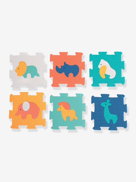 Puzzle Baby Dalles Animaux LUDI multicolore 2 - vertbaudet enfant 