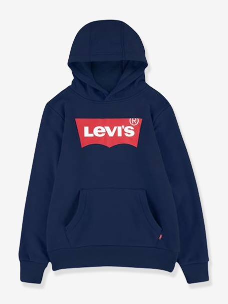 Sweat à capuche Batwing Screenprint LEVI'S® bleu+rouge 1 - vertbaudet enfant 