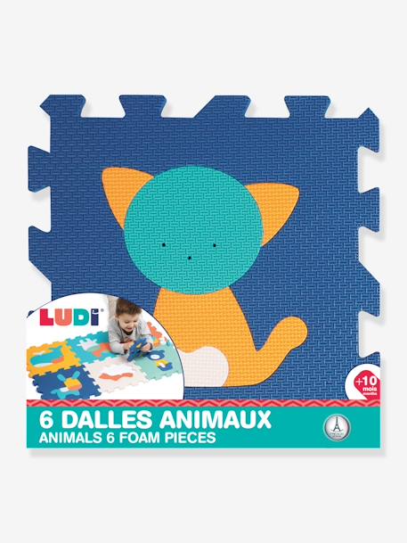 Dalles 6 animaux LUDI multicolore 5 - vertbaudet enfant 