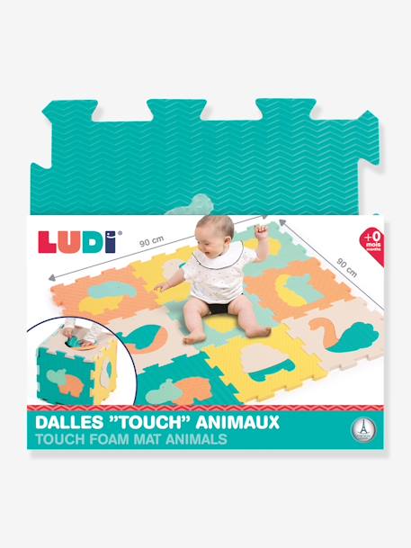 Dalles animaux touch LUDI multicolore 4 - vertbaudet enfant 