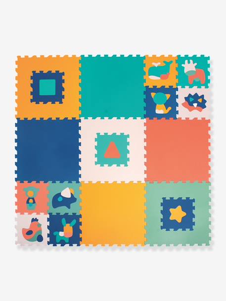 Jumbo tapis mousse LUDI multicolore 2 - vertbaudet enfant 