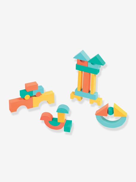 Blocs construction mousse LUDI multicolore 2 - vertbaudet enfant 