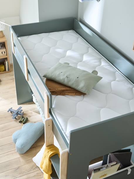 Matelas enfant mousse recyclée thermorégulateur traité Passerelle® blanc 3 - vertbaudet enfant 