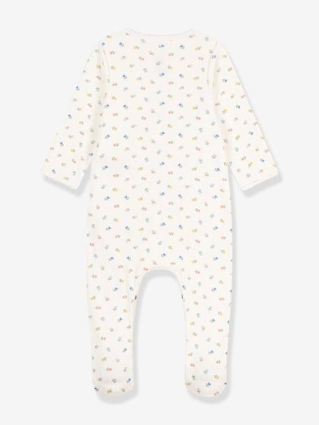 Bodyjama en coton bio PETIT BATEAU blanc 2 - vertbaudet enfant 