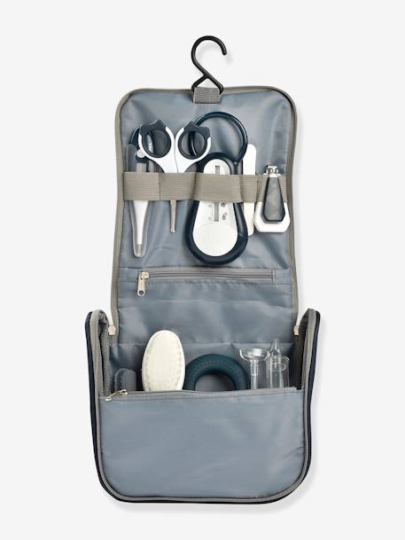 Trousse de toilette nomade 9 accessoires BEABA Green blue+Night blue+Old pink+Sage green 11 - vertbaudet enfant 