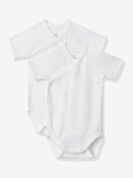 Bébé-Lot de 2 bodies naissance manches courtes PETIT BATEAU