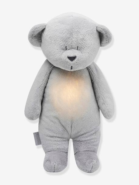 Veilleuse peluche MOONIE Ours douceur Crème+Gris 3 - vertbaudet enfant 