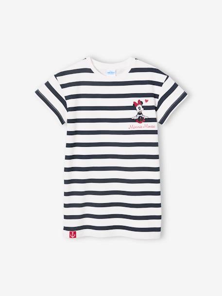 Robe marinière fille Disney® Minnie rayé marine 1 - vertbaudet enfant 