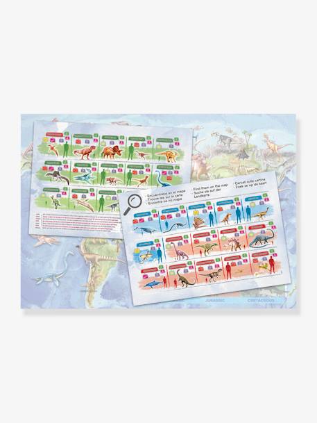 Puzzle Mappemonde Dinosaures - 150p - EDUCA bleu 2 - vertbaudet enfant 