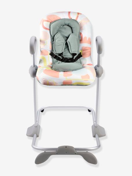 Transat Up&Down BEABA Art line+Heather grey+Yellow palm tree 2 - vertbaudet enfant 