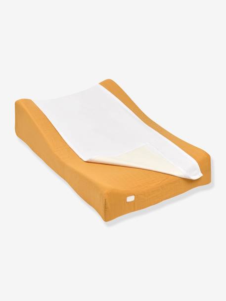 Housse BEABA Sofalange Oeko-Tex® avec serviette amovible Brique+Miel 6 - vertbaudet enfant 