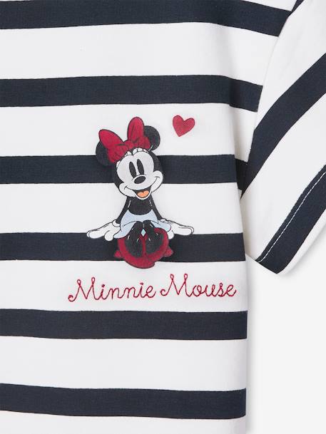 Robe marinière fille Disney® Minnie rayé marine 3 - vertbaudet enfant 