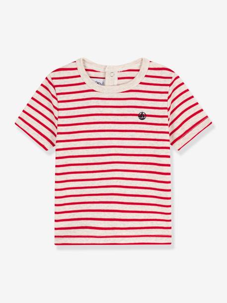 Bébé-T-shirt, sous-pull-T-shirt manches courtes en coton bio PETIT BATEAU