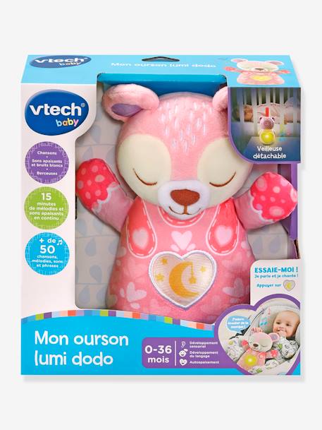 Mon Ourson Lumi dodo - VTECH bleu+rose 5 - vertbaudet enfant 