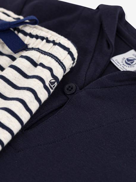 Ensemble naissance 2 pièces PETIT BATEAU bleu 3 - vertbaudet enfant 