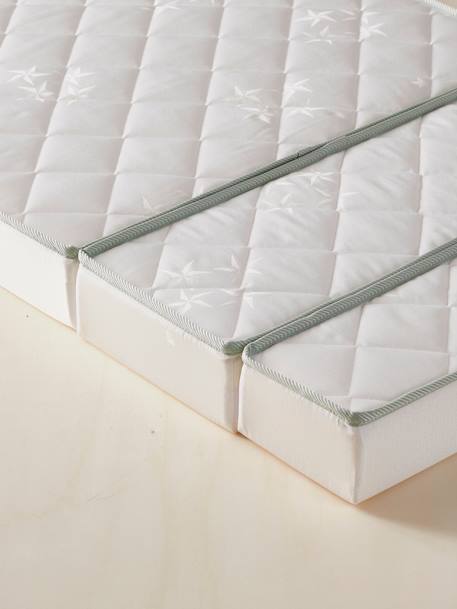 Matelas enfant évolutif 3 parties anti-acariens traité Bi-ome® BLANC 3 - vertbaudet enfant 