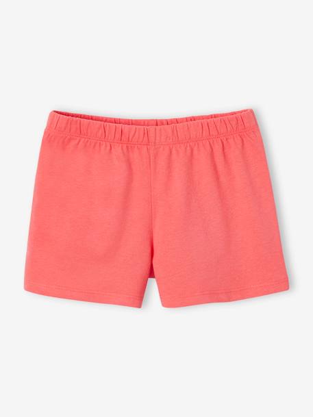 Lot de 2 pyjashorts Basics 'Wild' fille rose 3 - vertbaudet enfant 