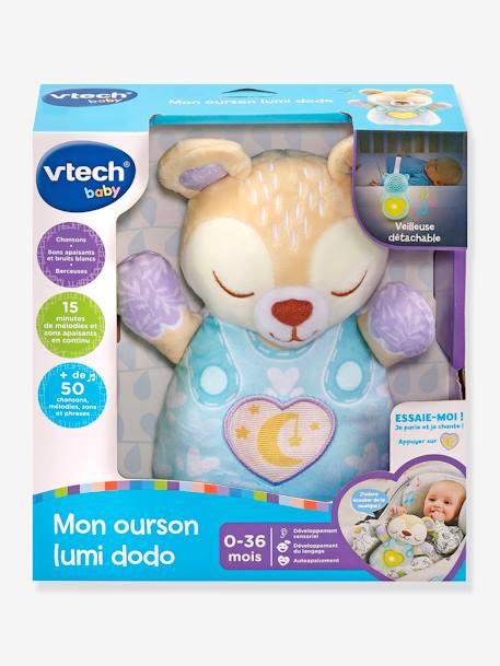 Mon Ourson Lumi dodo - VTECH bleu+rose 2 - vertbaudet enfant 