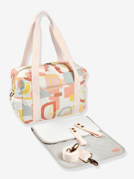 Sac à langer Paris BEABA Art line+Brick+Dusty pink+Pearl grey+Sage green 2 - vertbaudet enfant 