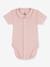 Body manches courtes avec col PETIT BATEAU rose 1 - vertbaudet enfant 