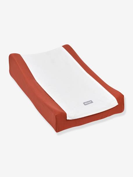 Housse BEABA Sofalange Oeko-Tex® avec serviette amovible Brique+Miel 1 - vertbaudet enfant 