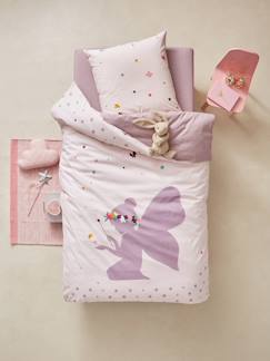 Linge de maison et décoration-Parure housse de couette + taie d'oreiller enfant PETITE FEE