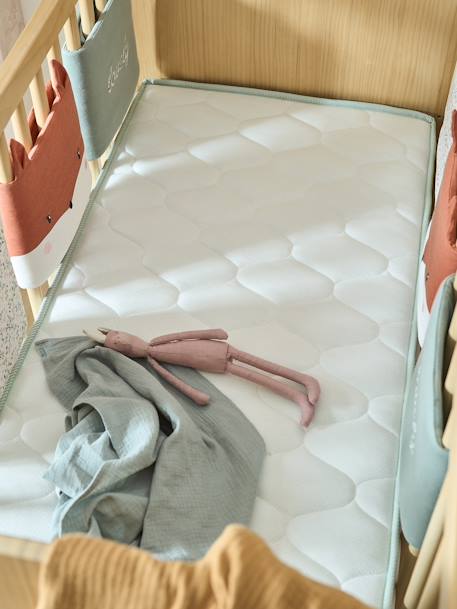 Matelas bébé mousse recyclée thermorégulateur traité Passerelle® blanc 5 - vertbaudet enfant 