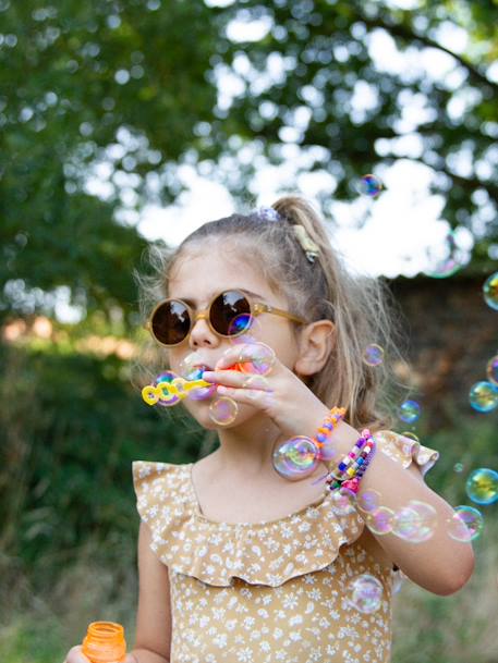 Lunettes de soleil enfant Woam by KI ET LA bleu ciel+brun+rose+vert 10 - vertbaudet enfant 