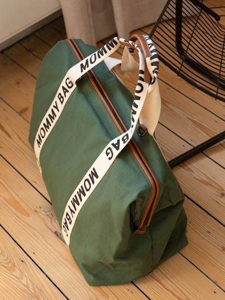 Sac à langer CHILDHOME Mommy Bag écru+terracotta+vert 13 - vertbaudet enfant 