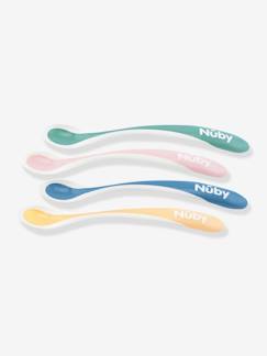 Puériculture-Lot de 4 cuillères bébé thermosensibles NUBY