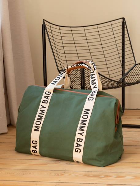 Sac à langer CHILDHOME Mommy Bag écru+terracotta+vert 12 - vertbaudet enfant 