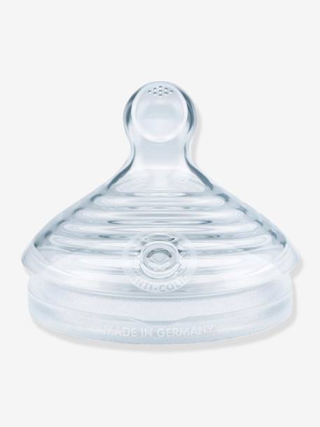 Lot de 2 tétines NUK for Nature en silicone transparent 1 - vertbaudet enfant 