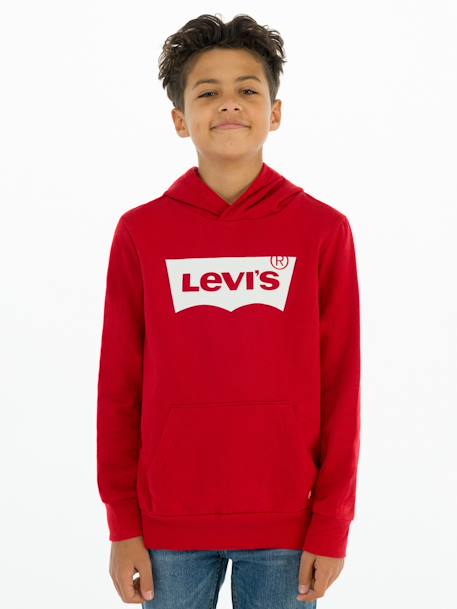 Sweat à capuche Batwing Screenprint LEVI'S® rouge 1 - vertbaudet enfant 