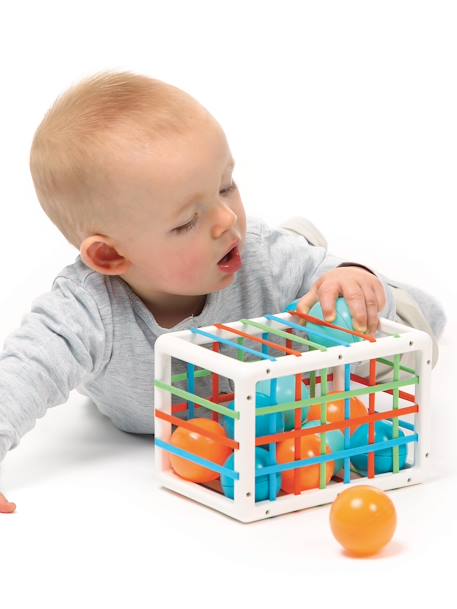 Cube de manipulation LUDI multicolore 1 - vertbaudet enfant 