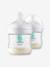 Lot de 2 biberons 125 ml Philips AVENT Natural Response AirFree transparent 1 - vertbaudet enfant 