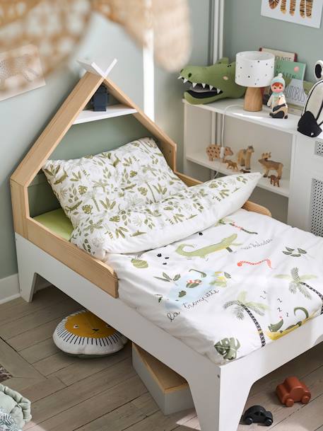 Parure housse de couette + taie d'oreiller enfant TREK Oeko-Tex® multicolore 6 - vertbaudet enfant 