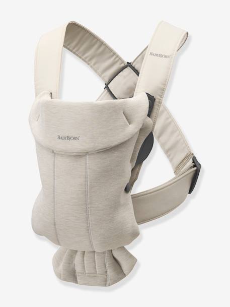 Porte-bébé Mini Jersey 3D BabyBjörn beige+GRIS CHARBON+Gris clair 1 - vertbaudet enfant 