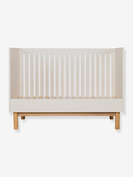 Lit canapé bébé 120x60 Mood de Quax en MDF et bois de hêtre argile 4 - vertbaudet enfant 