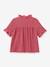 Chemise fille avec broderie anglaise CYRILLUS rose 1 - vertbaudet enfant 