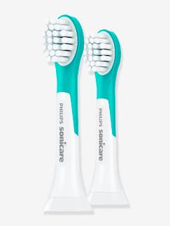 Puériculture-Lot de 2 têtes compactes (3 ans et +) pour brosse à dents électrique PHILIPS Sonicare For Kids